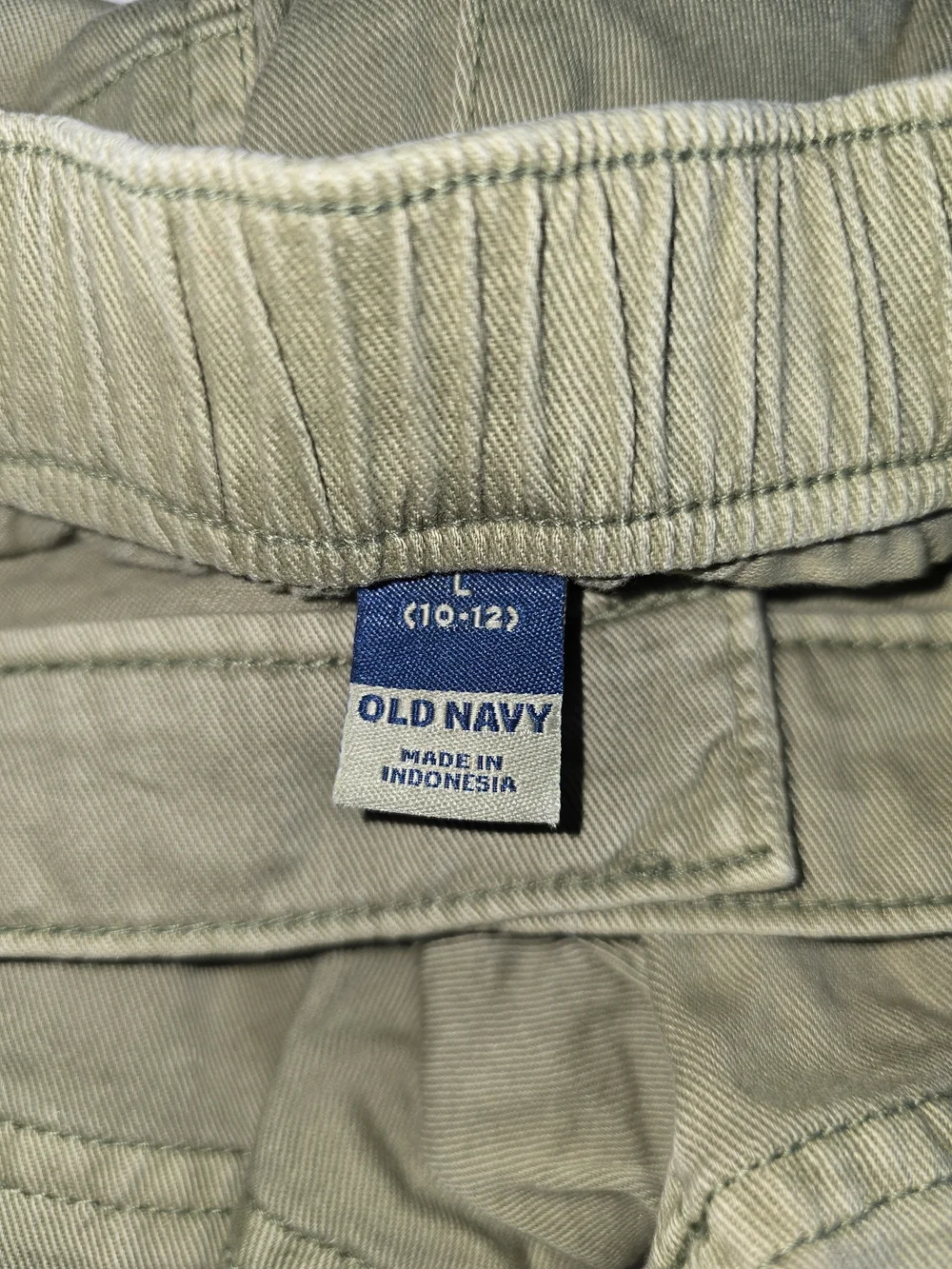 Old Navy Olive Utility Cargo Shorts